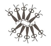 minkissy 10pcs Heart-shaped Y-shaped Cat Eye Nail Magnet Iron Magnetic Tools for DIY Gel Polish Effects Compact Lightweight Design for Home Salon Manicure