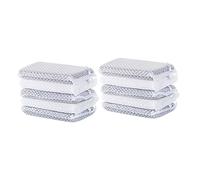 minkissy 10pcs Kitchen Scrub Sponge Pad Reusable Non-Scratch Dishwashing Sponges Easy to Squeeze Out Water Multi-Purpose Cleaning Pads for Kitchen and Household Surfaces