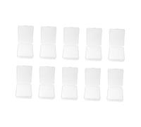 minkissy 10pcs Kitchen Sink Plastic Storage Containers Small Storage Case Makeup Sponge Holder Earring Stud Organizer for Daily Use
