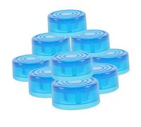 minkissy 10pcs Light Blue Guitar Effect Pedal Caps Plastic Footswitch Toppers Protection Covers for Guitar Effect Accessories Easy to Install and Maintain