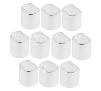 minkissy 10pcs Lotion Pump Bottle Cap Replacement for Shampoo Shower Gel Pump Bottle Lid Plastic Lotion Accessory