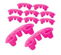 minkissy 10pcs Manicure Bowls for Soaking Hands Ergonomic Plastic Nail Art Soaking Bowls for Nail Care Polish Remover Salon Use