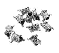 minkissy 10pcs Metal Hair Cuffs Rings for Dreadlock Wig Viking Beards for Men Dread Hair Beads Dreadlock Accessories for Men Jewelry for Braids