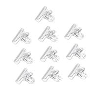 minkissy 10pcs Multi-functional Plastic Clips for Nail Art Gel Nail Extension Heavy Duty Fingernail Pliers