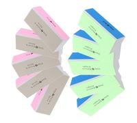 minkissy 10pcs Nail Buffer Blocks Four-Sided Polishing Design Manicure Tools for Gel Acrylic Nails Professional for Home and Salon Use