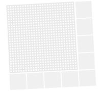 minkissy 10pcs Plastic Mesh Sheets for Diy Projects Mesh Bag Wig Crafting Embroidery Canvas Sheets for Handicrafts