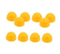 minkissy 10pcs Plastic Nut Caps for Playground Accessories Protective Bolt Covers Screw Thread Protectors for Slides Safety Vibrant Yellow Dome Covers for Playground Equipment
