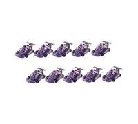 minkissy 10Pcs Pull Back Kart for Educational Vehicle Models Plastic Kart Enhances Hand Eye Coordination and Cognitive Skills Random Color
