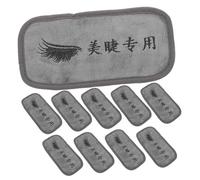 minkissy 10pcs Reusable Eyelash Extension Cushion Pads Soft Forehead Towel for Precise Lash Grafting Beauty Salon Accessories Nonslip Fit