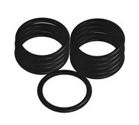minkissy 10pcs Sealing Rubber Ring Epdm O-ring Sound Bowl Rubber Gasket for Singing Bowl Instruments Cushion Ring