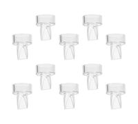 minkissy 10pcs Silicone Duckbill Valves Parts Breast Pump Accessories for Milk Collection Shells Flange