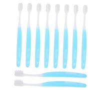 minkissy 10pcs Small Soft Toothbrush for Adults with Extra Soft Bristles Portable Travel Toothbrush for Sensitive Gums Compact Lightweight Plastic Brush for Home and Hotel Use