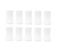 minkissy 10pcs Sponge Holders Sink Storage Boxes for Makeup Puff Earring Stud Organizer Plastic Storage Containers for Daily Travel