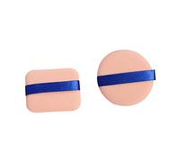 minkissy 10pcs Square Round Makeup Puff Dry Wet Dual-use Sponge for Foundation Loosely Powdered Translucent