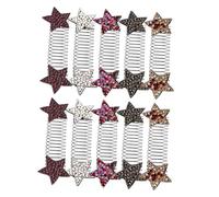 minkissy 10pcs Stretchable Invisible Hair Clips Rhinestone Star Finishing Comb Hair Fixing Clips for Women Ponytail Bun Holder Discreet Styling Accessories