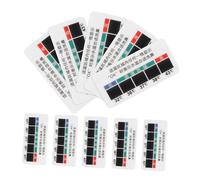 minkissy 10Pcs Temperature Strips for Saline with Liquid Crystal Adhesive Design Accurate Temperature Measuring Stickers for Nose Rinsing Bottles Easy Application for Personal and Clinical