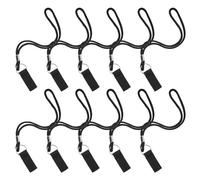 minkissy 10pcs Walking Cane Wristband Replacement for Cane Handle and Trekking Pole, Anti-loss and Extra Stability Strap Made of Sturdy Polypropylene Fiber for Climbing and Walking Outdoors