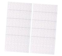 minkissy 10sheets Self-adhesive Eye Pads for Lash Extensions Eyelash Mapping Stickers for Accurate Measurement for Beauty Salons and Training Use