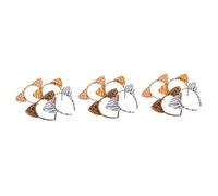 minkissy 12 pcs Animal Ears Headbands Plush Cat Tiger Leopard Zebra Giraffe Hair Hoops Comfortable Party Cosplay Accessories for Women