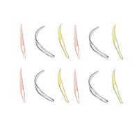 minkissy 12 pcs hair extension crochet hook wig loop needle tool set includes gold silver rose gold practical tool for hairdressing salon home