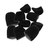 minkissy 12 Pcs Microphone Foam Cover Set Reusable Windscreen Protector for Handheld Recording Microphones Black Foam Mic Shield for Dust and Saliva Protection