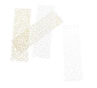 minkissy 12 Sheets DIY Scrapbooking Stickers with Gold and Silver Edged Butterfly and Heart Designs Adhesive Creative Decorative Stickers for Journals Photo Albums and Handbooks Crafting