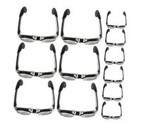 minkissy 12pcs Adjustable Open Band Rings for Women and Couples Lightweight Eyeglasses Style Finger Wrap Comfortable Fit for Everyday Wear Parties Weddings Unique Statement Jewelry