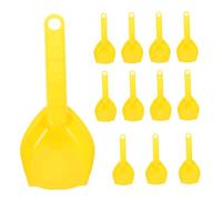 minkissy 12pcs Beach Scoop Sand Digging Set for Bright Colored Lightweight Gardening Tools for Sandboxes Parks Backyard and Summer Parties