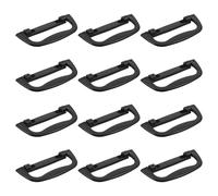 minkissy 12pcs C-type Plastic Speaker Handle Replacement Secure Grip for Portable Amplifier Speaker Cab Handle Spare Parts for Music Instrument Case