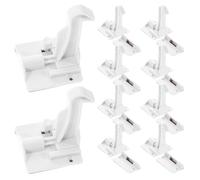minkissy 12pcs Cabinet Safety Locks for Childproofing Cabinets and Drawers Invisible No Drilling Adhesive Latches for Easy Installation Strong Bond Safety Locks for Kitchen and Home