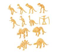 minkissy 12Pcs Creative Dinosaur Skeleton Models Realistic Mini Simulation for Early Education Cognitive Archaeology Playthings to Inspire Imagination and Learning