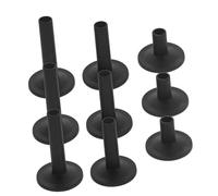 minkissy 12pcs Cymbal Sleeves Plastic Sleeve for Drum Cymbal Stands for Protecting Your Drum Kit during Transport Storage Practical