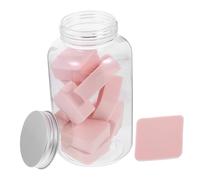 minkissy 12pcs Diamond Shape Makeup Sponges for Blending Reusable Facial Cleansing Sponges Exfoliating Travel-friendly Face Cleanser Random