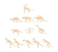 minkissy 12pcs Dinosaur Skeleton Models Realistic Mini Dinosaur for Boys and Compact Lightweight Safe Smooth Surface