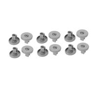 minkissy 12pcs Dishwasher Wheel Replacement Roller Pulley for Compatible Dishwasher Accessory Wheel Parts Dish Rack