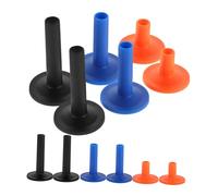 minkissy 12pcs Drum Kit Cymbal Stand Parts Plastic Sleeve Replacement Musical Instrument Accessory for Practice Performance