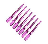 minkissy 12pcs Duck Bill Hair Clips Stainless Steel Hairdressing Clamps Dyeing Clips Salon Hair Fixing Clip Set Easy to Use Portable for Traveling No Mess Hair Coloring