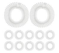 minkissy 12pcs Elastic Hair Combs Pack Dual-use Portable for Women Men Hair Straightening Clip