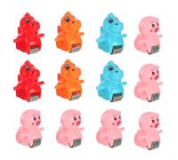 minkissy 12Pcs Electric Climbing Toy Replacement Parts for Stair Climbing Track Slide Mini Dinosaur Race Track Toy Accessories for Interactive Play and Creativity Development