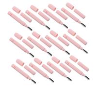 minkissy 12pcs Eyebrow Pencil Extender with Built Brow Brush Holder for Precise Application Lightweight Travel-friendly Makeup Tool for All Pencil Brands