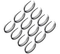 minkissy 12pcs Fashion Headband Toothed Hair Hoop Unisex Plastic Hair Accessory Fine Workmanship Multi-purpose Stylish Design for Salon and Home Use Black