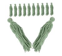 minkissy 12pcs Fish Breeding Tool Aquarium Breeding Mop Spawning Mops for Shrimp Green Woolen Yarn Floating Spawning Substrate Playing Spot for Fish Tank