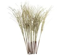 minkissy 12pcs Golden Glitter Floral Picks for Christmas Trees, 43cm