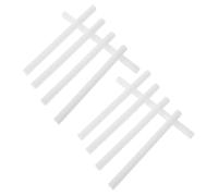 minkissy 12pcs Hair Extension Kit Lash Extension Glue Hot Glue Stick Sealing Tool for Braiding Diy White Clip Hair