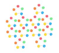 minkissy 12pcs Jingle Bells Wristband Rattle Bracelets Colorful Cloth Strap Sound for Boys and Bright Bells for Party Fun and Early Development Random Color