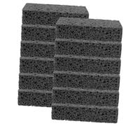 minkissy 12pcs Kitchen Scrub Sponge Multi-use Dish Cleaning Sponge for Pots Pans and Kitchenware Compact for Home Cleaning Supplies Black