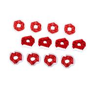 minkissy 12pcs Large Intestine Hair Scrunchies Christmas Hair Bands Ponytails Holders for Xmas Scrunchies