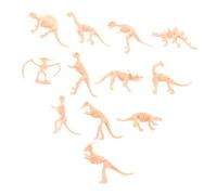 minkissy 12pcs Mini Dinosaur Bone Models Realistic Dinosaur Skeleton Figures for Educational Bones for Creative Play and Decoration Paleontology Learning Gift