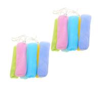 minkissy 12pcs Net Soap Foaming Dispenser Shower Soap for Exfoliating Handmade Cleansing Foaming Maker Nets Random Color