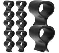 minkissy 12pcs Outdoor Furniture Clips for Wicker Garden Chairs and Sofa, Lightweight Plastic Non-Slip Fasteners for Patio and Outdoor Use, Compact Design for Easy Alignment